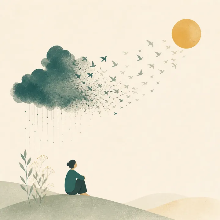 Anxiety & Depression — Karnacology illustration